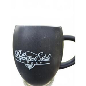 Biltmore Estate Winery Black Ceramic Coffee Mug Tea Cup